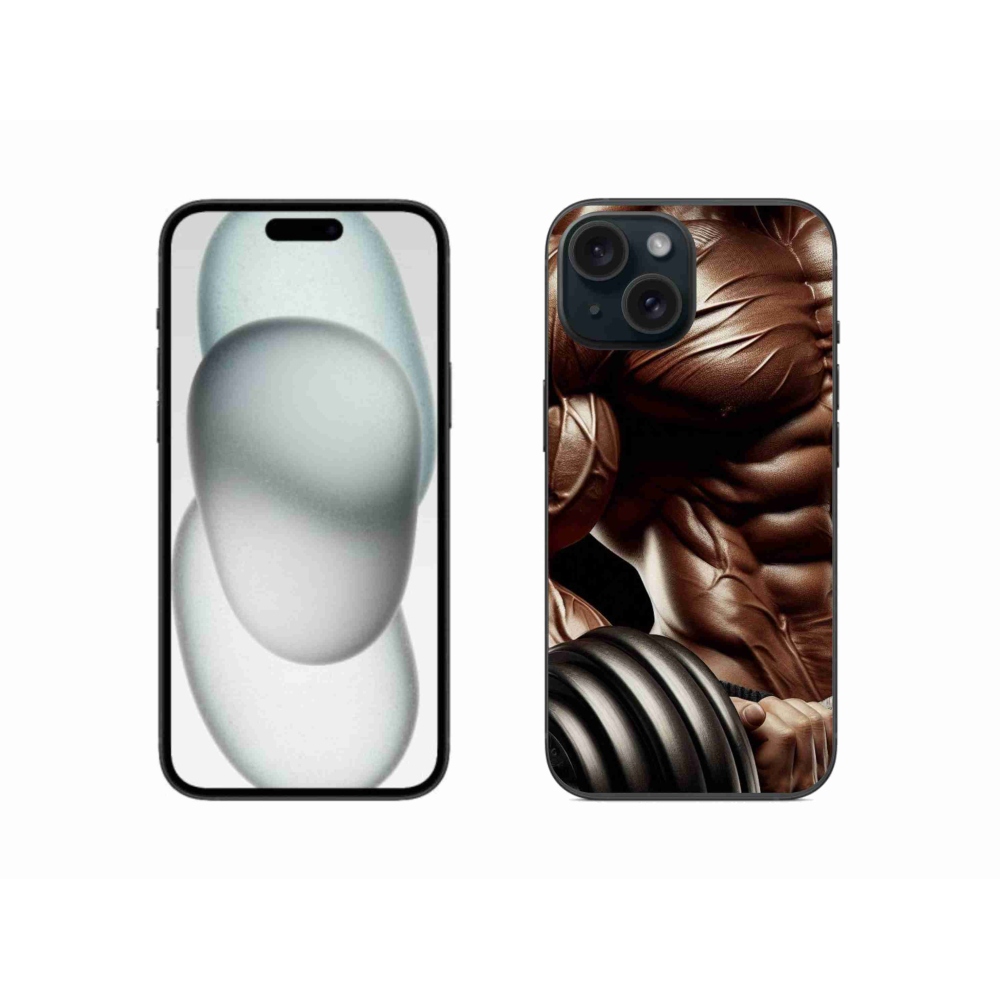 Gelový kryt mmCase na iPhone 15 - posilování 4