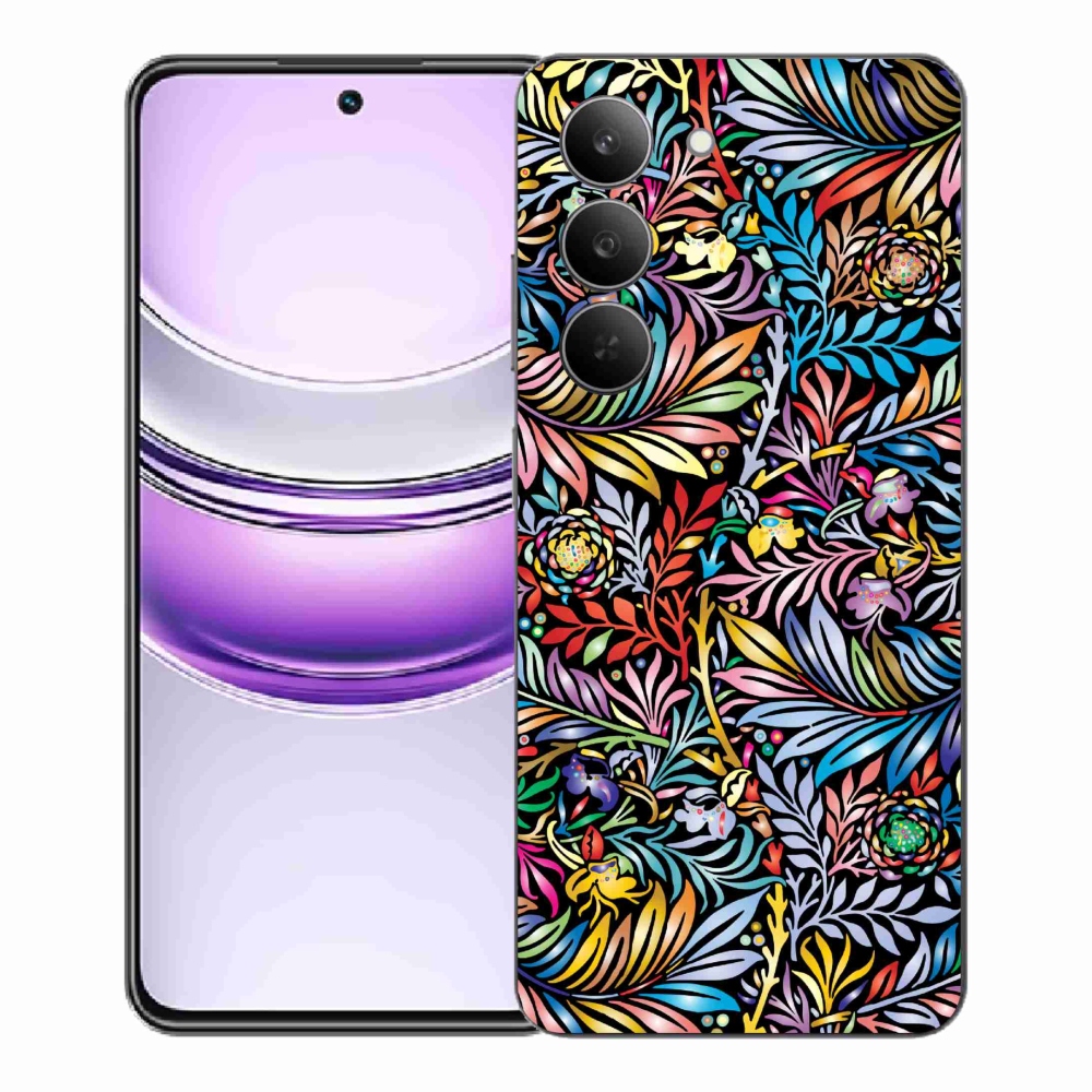 Gelový kryt mmCase na Realme 14x 5G - květiny 5