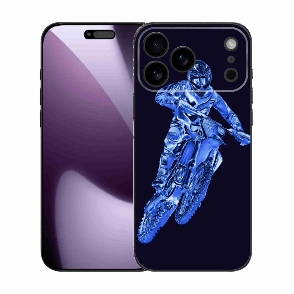 Gelový kryt mmCase na iPhone 17 Pro Max - motocross 1