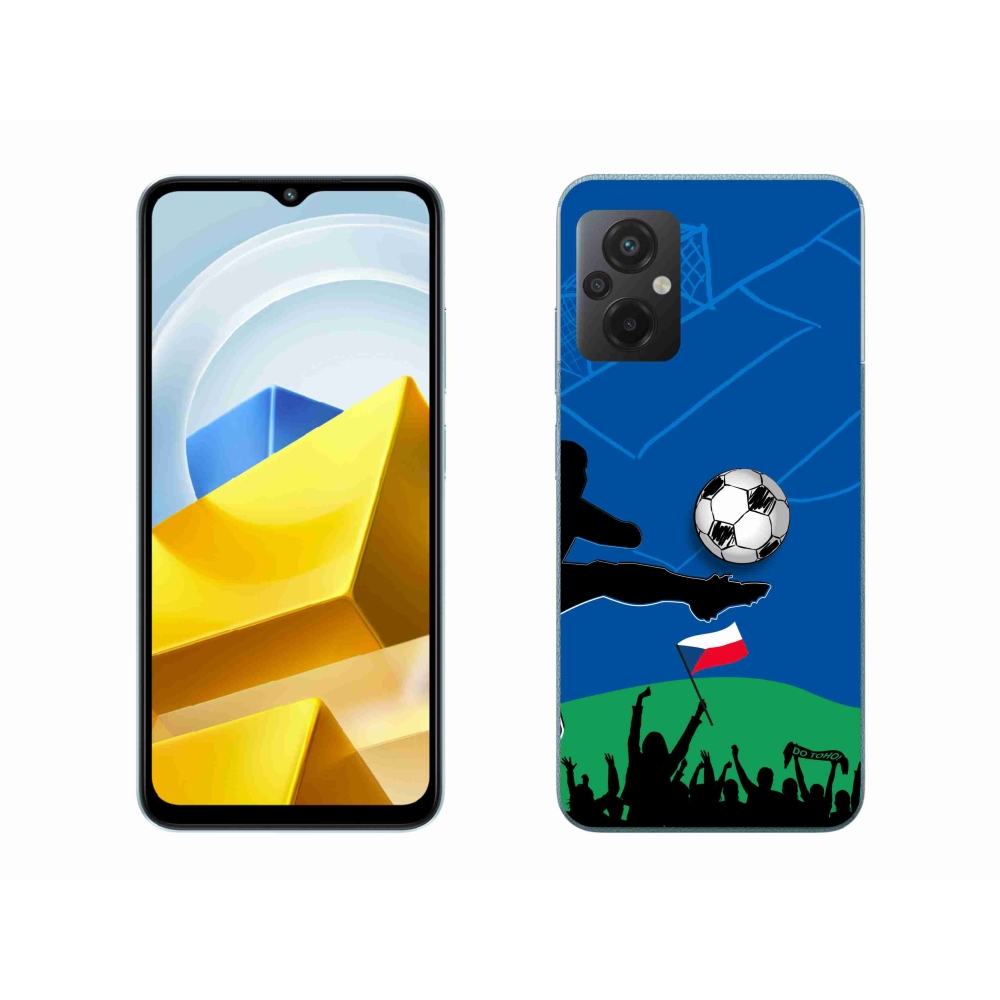 Gelový kryt mmCase na Xiaomi Poco M5 4G - fanoušci fotbalu