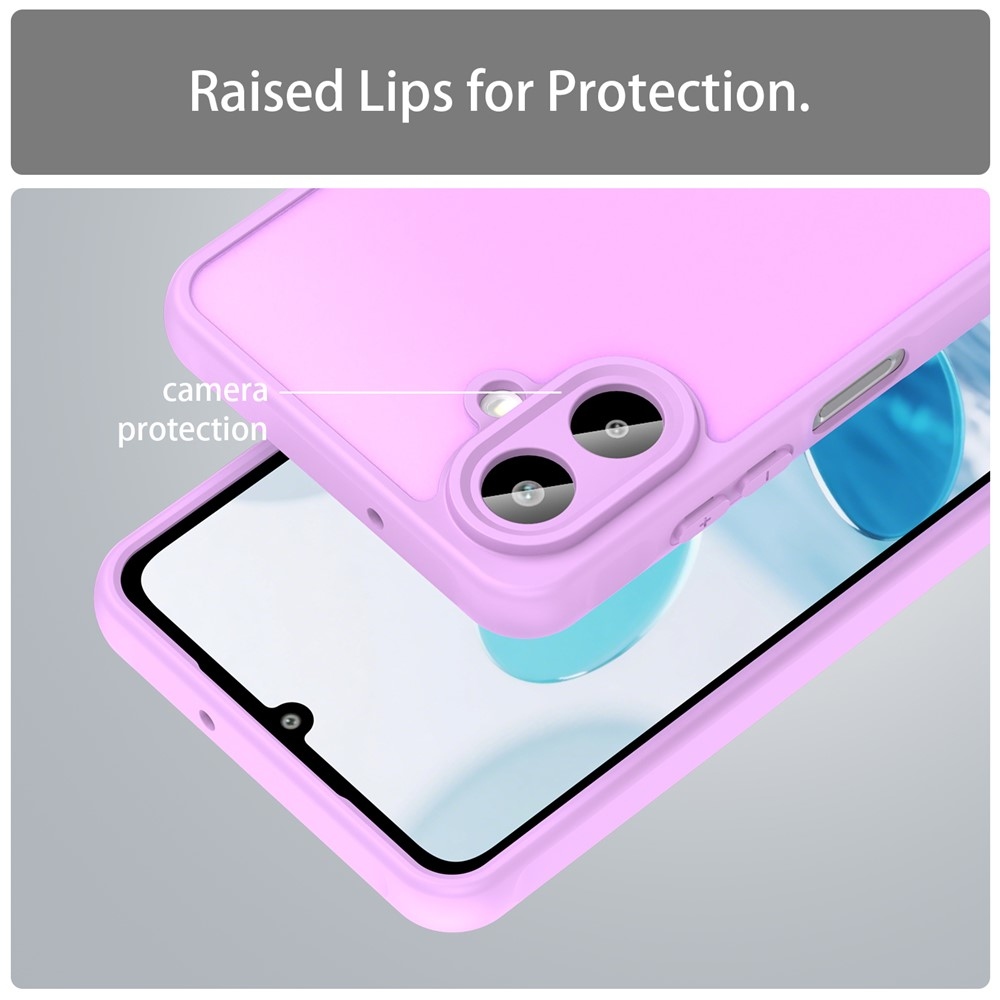 Proof gelový obal s pevnými zády na Samsung Galaxy A07 4G - světlefialový