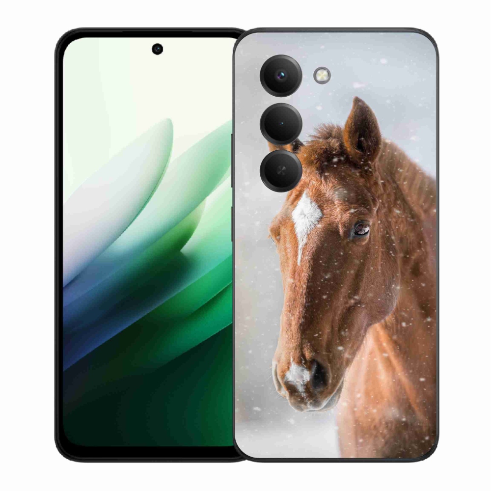 Gelový kryt mmCase na Xiaomi Redmi 15 5G (169mm) - hnědý kůň 2