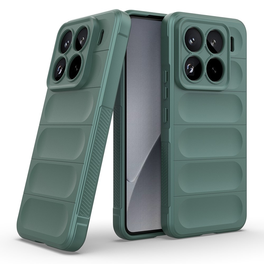 Rugg odolný gelový obal na Xiaomi 15 Pro - zelený