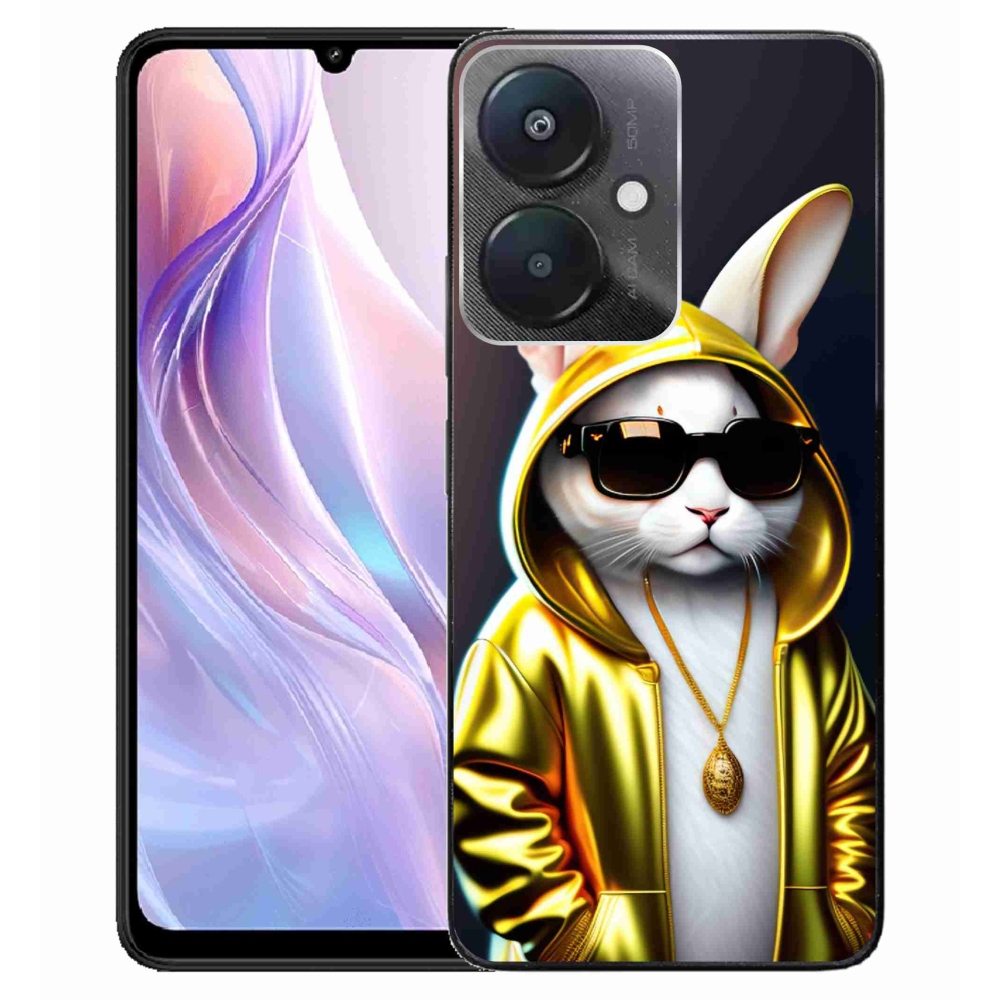 Gelový kryt mmCase na Xiaomi Redmi 13C 5G - kočka boss