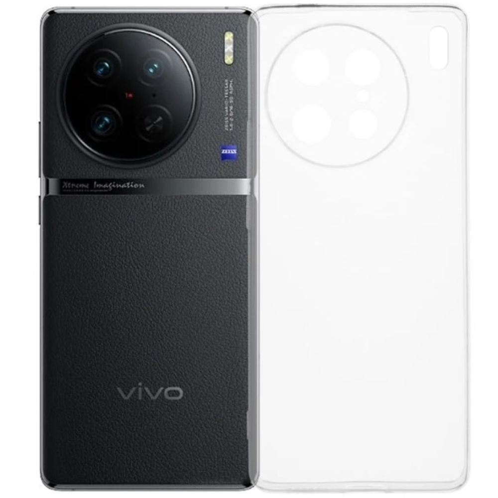 Průhledný gelový obal pro Vivo X90 Pro - průhledný