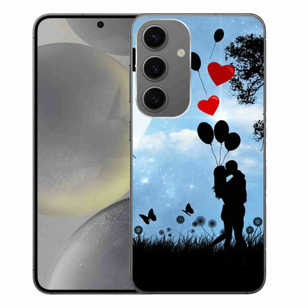 Gelový obal mmCase na Samsung Galaxy S24+ - zamilovaný pár