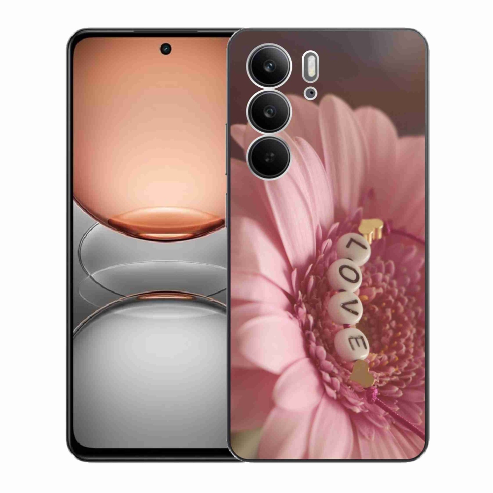 Gelový kryt mmCase na Realme C75 - přívěsek love