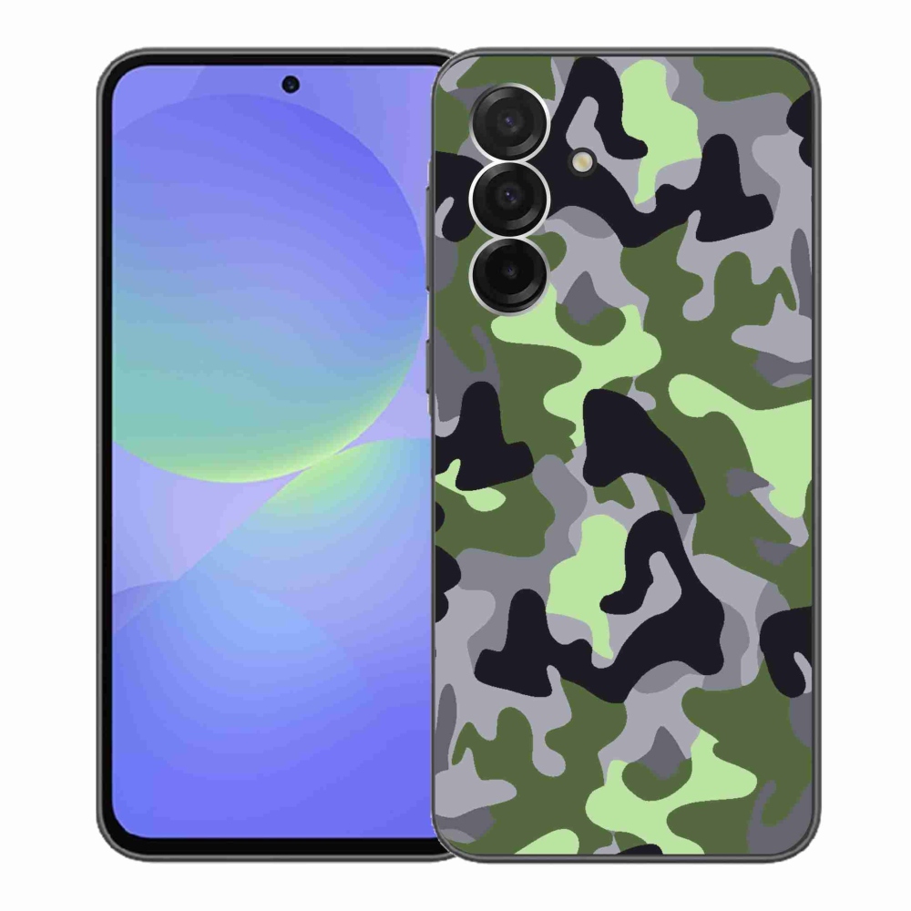Gelový kryt mmCase na Samsung Galaxy A36 5G - maskáčový vzor 7