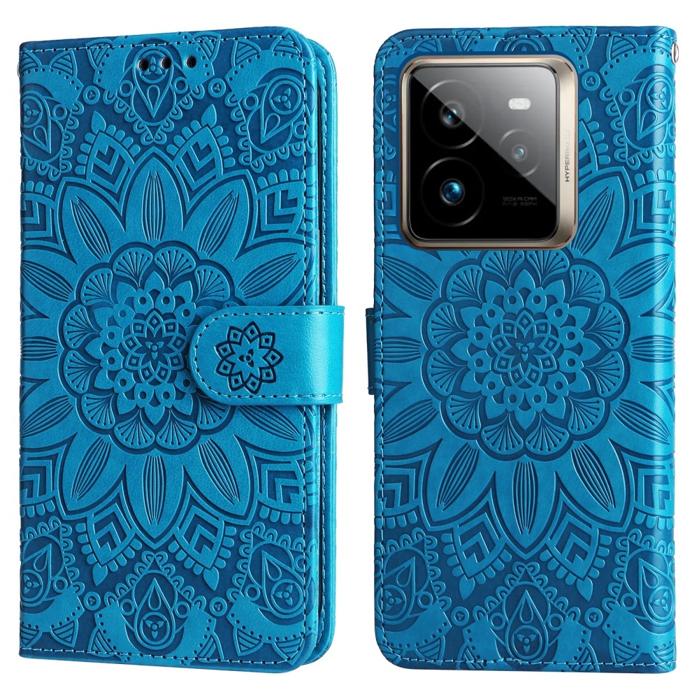 Sunflower knížkové pouzdro na Realme GT 7 Pro 5G - modré