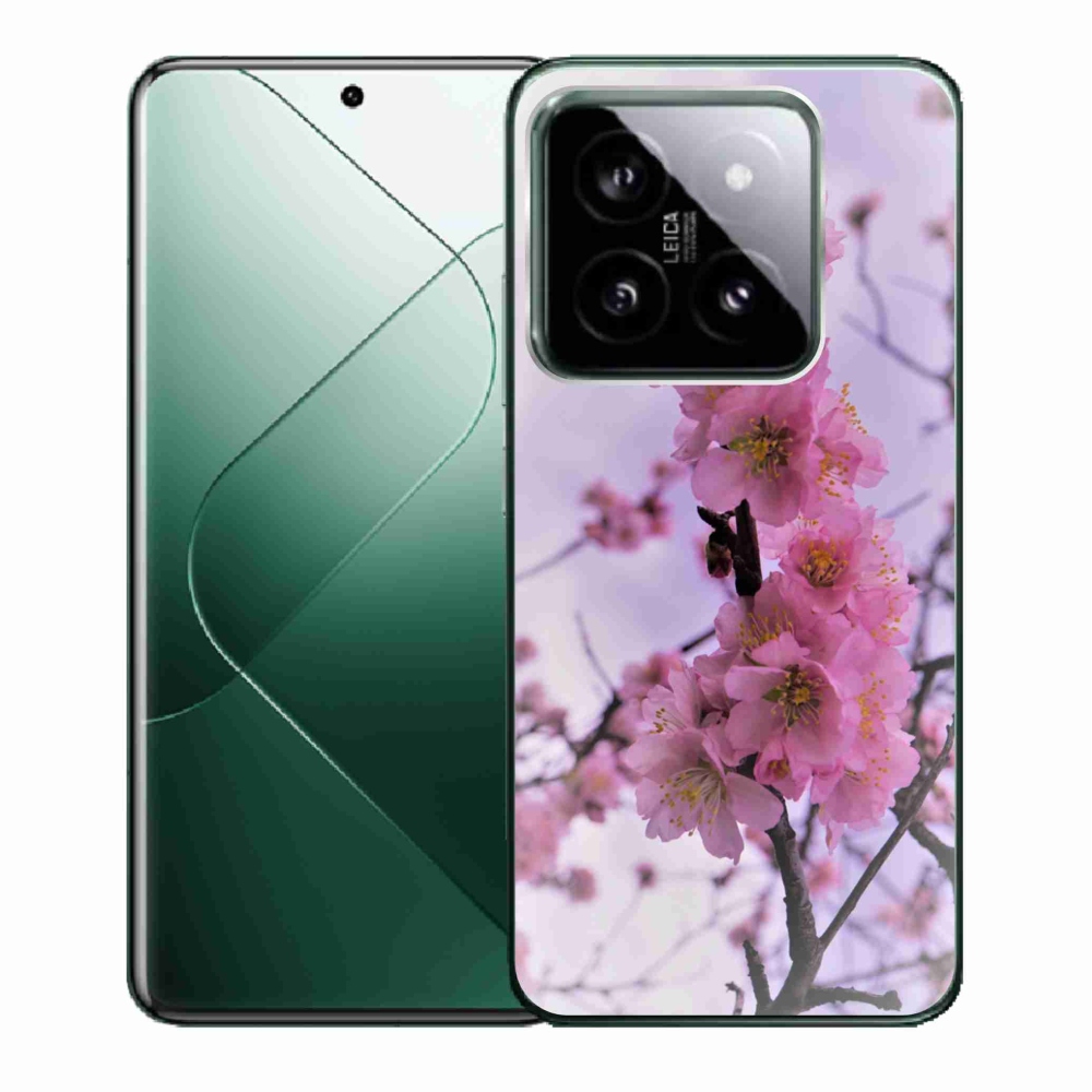 Gelový kryt mmCase na Xiaomi 14 - květiny 7