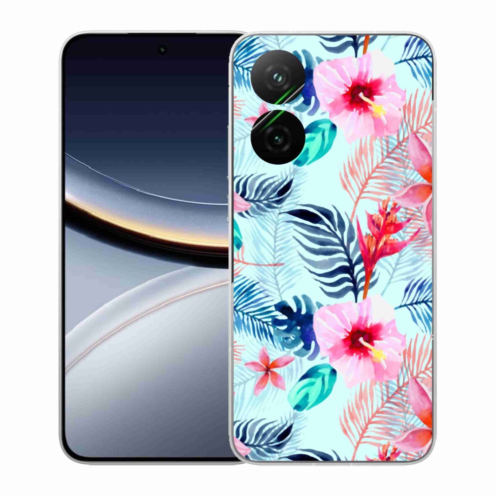 Gelový kryt mmCase na Xiaomi Poco F7 5G - květiny
