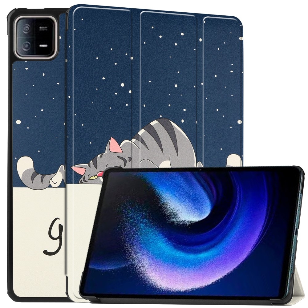 Print chytré zavírací pouzdro na Xiaomi Pad 6 - kočka
