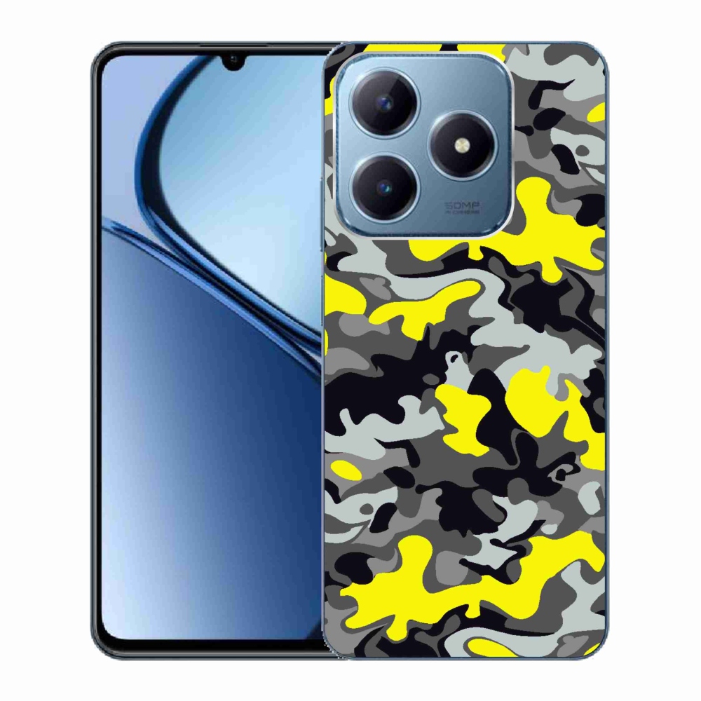 Gelový kryt mmCase na Realme C63 - maskáčový vzor 6
