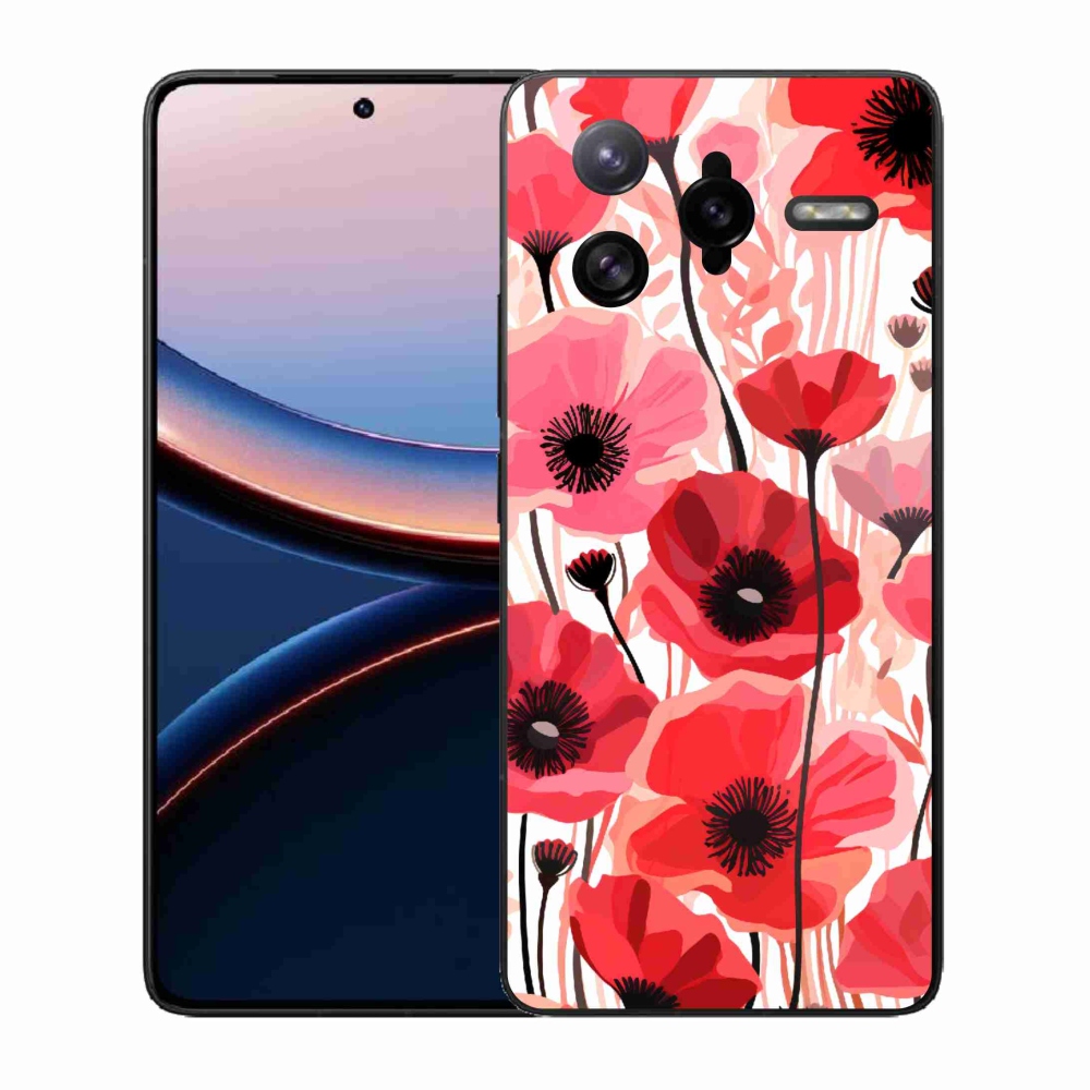 Gelový kryt mmCase na Xiaomi Poco F7 Ultra - vlčí mák 1