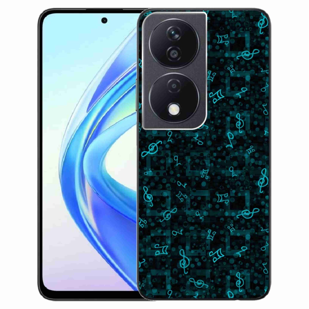 Gelový kryt mmCase na Honor X7b/Honor 90 Smart - noty 1