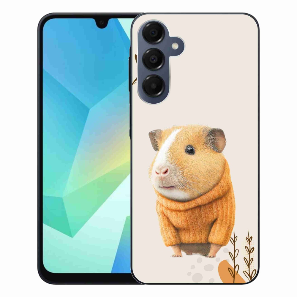 Gelový kryt mmCase na Samsung Galaxy A16 4G/5G - morče ve svetru