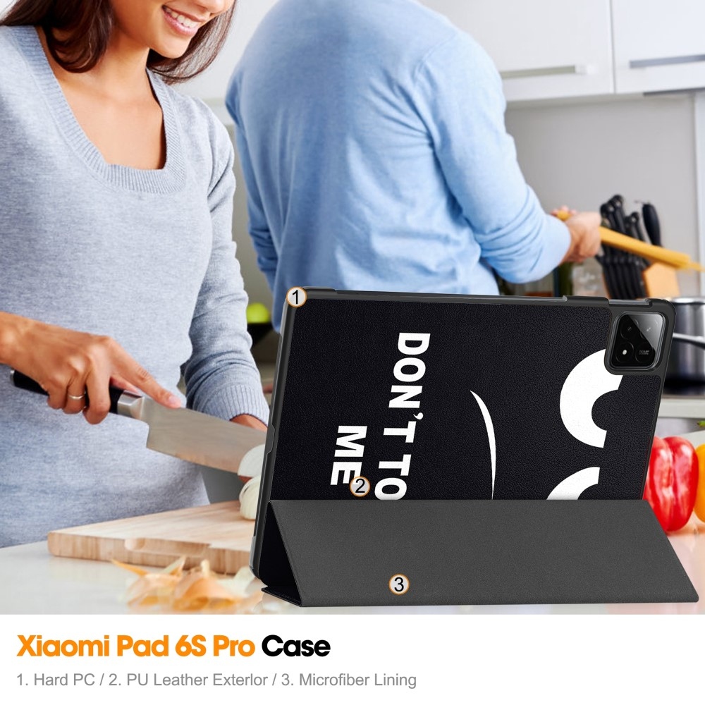 Patte chytré zavírací pouzdro na tablet Xiaomi Pad 6S Pro - nesahat