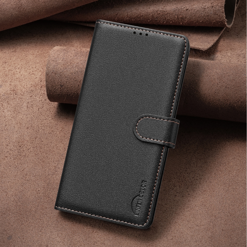 BINFEN knížkové pouzdro na Xiaomi Redmi 15 5G (169mm) - černé