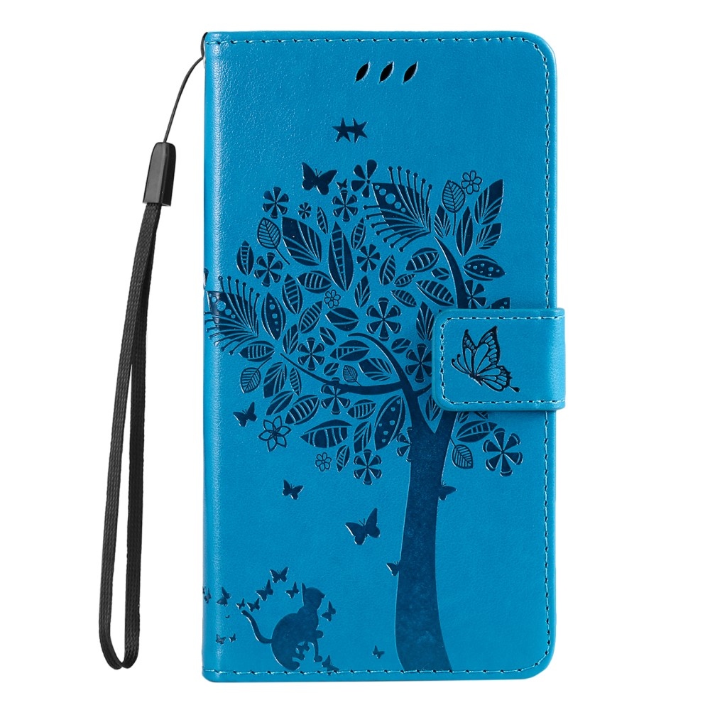 Trees knížkové pouzdro na Xiaomi 14T - modré