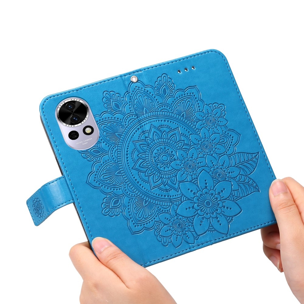 Mandala knížkové pouzdro na Huawei Nova 13 5G - modré