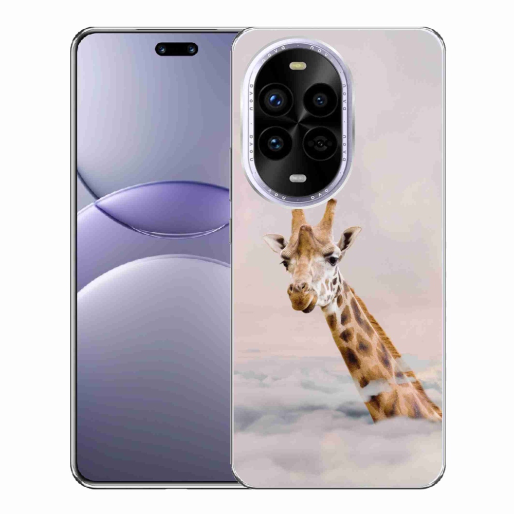 Gelový kryt mmCase na Huawei Nova 13 Pro 5G - žirafa v oblacích