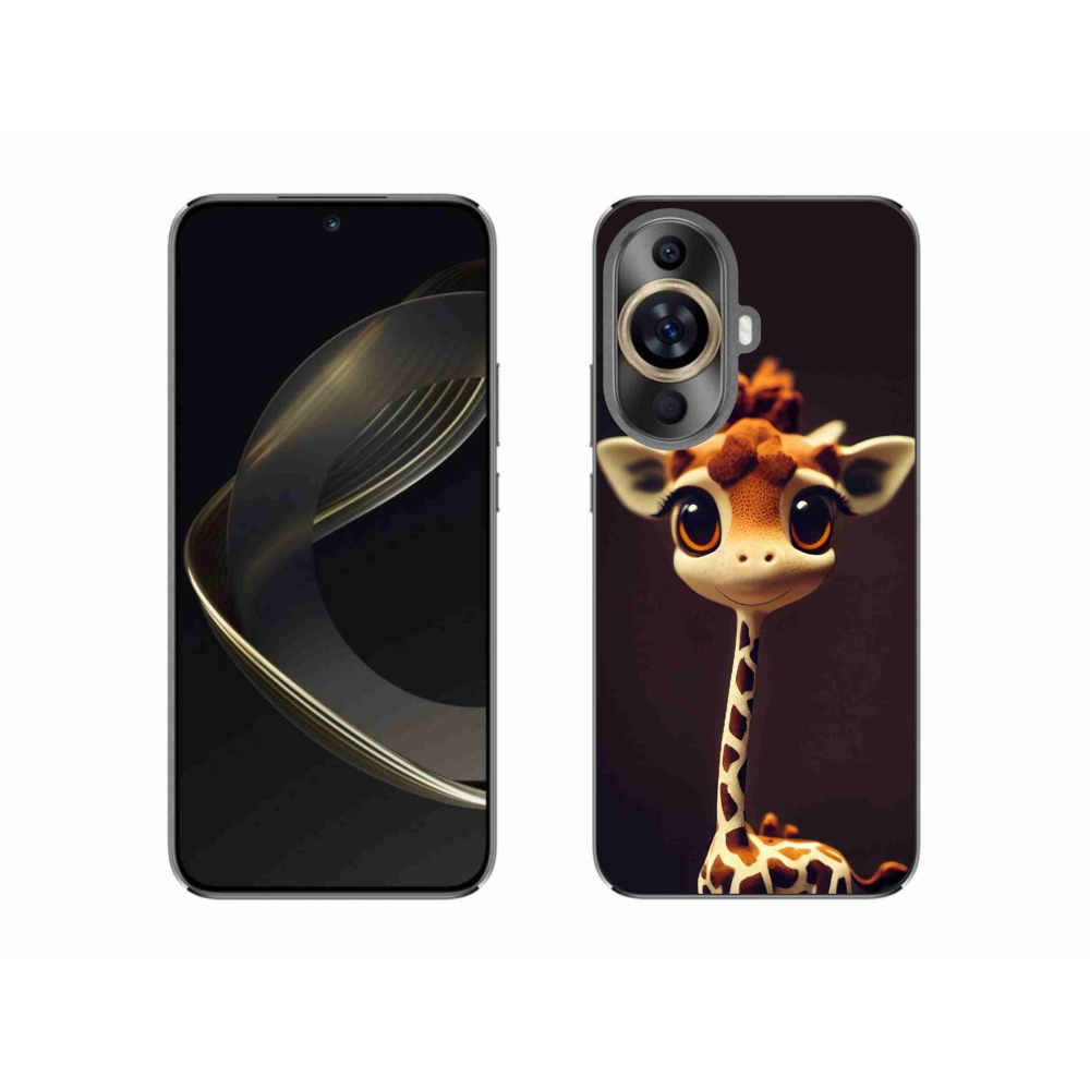 Gelový kryt mmCase na Huawei Nova 11 - malá žirafa