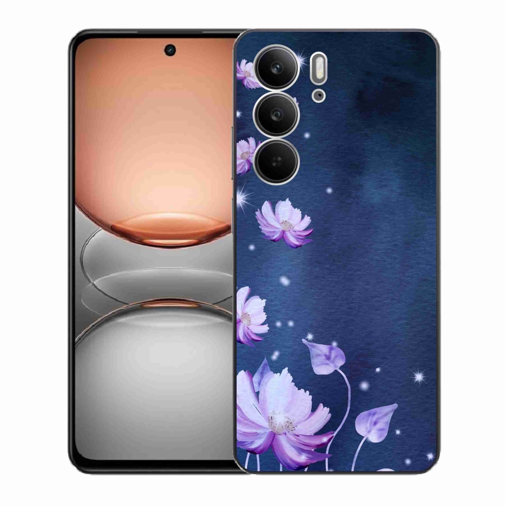 Gelový kryt mmCase na Realme C75 - padající květy