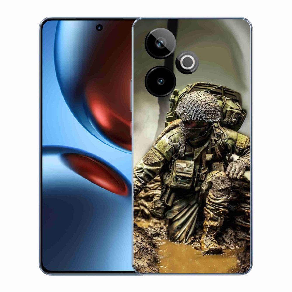 Gelový kryt mmCase na Realme GT 7 5G/GT 7T 5G - voják