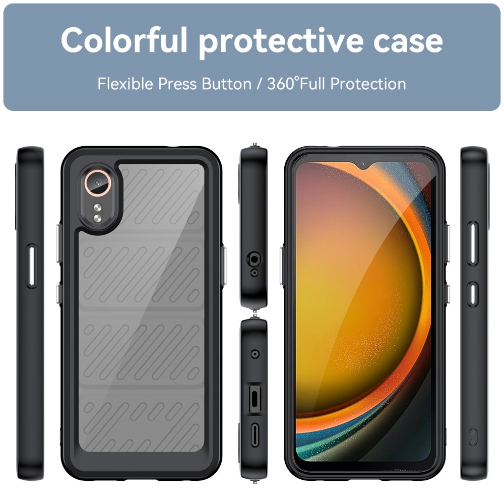 Gelový obal s pevnými zády na Samsung Galaxy Xcover 7 - černý
