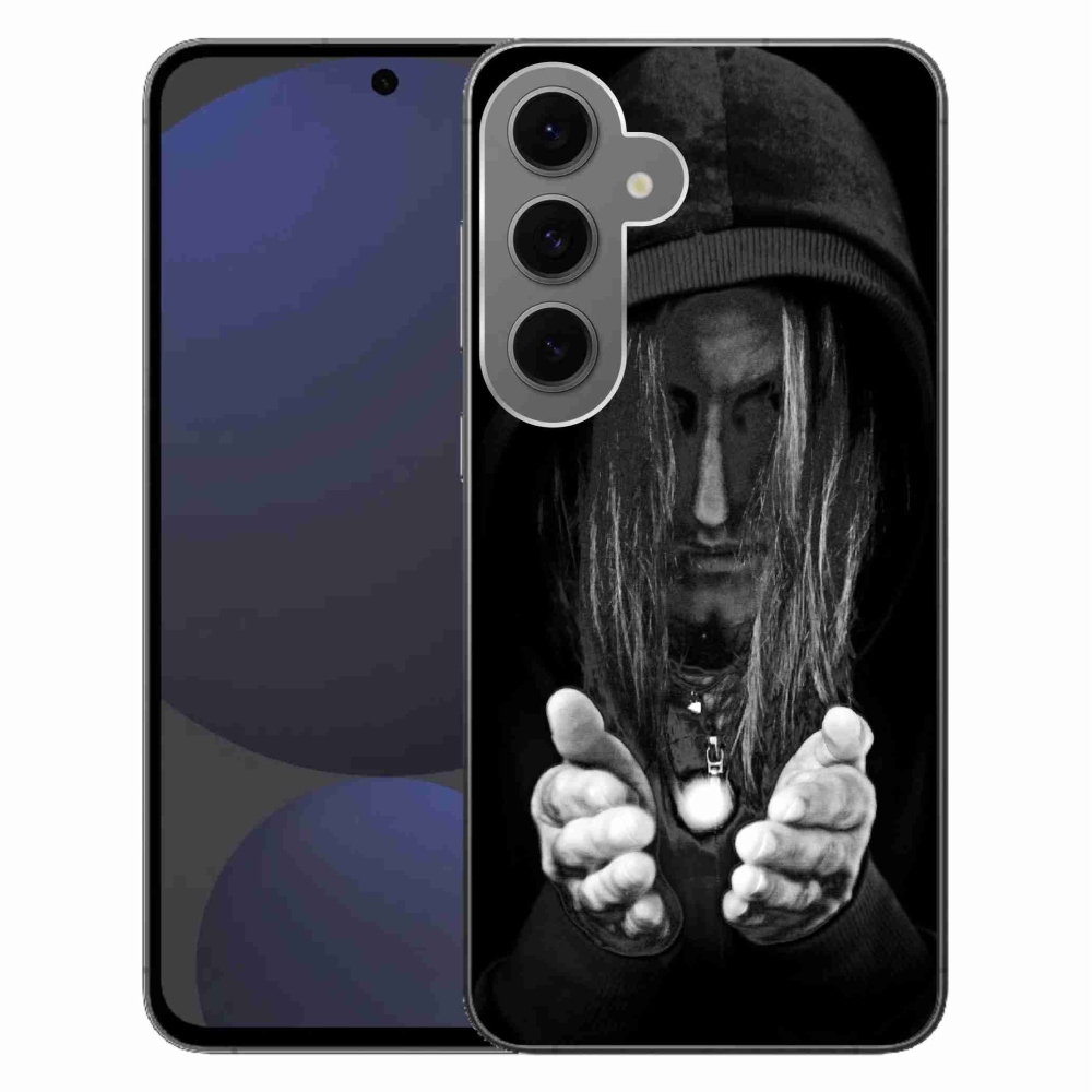 Gelový kryt mmCase na Samsung Galaxy S24 FE - tajemná osoba