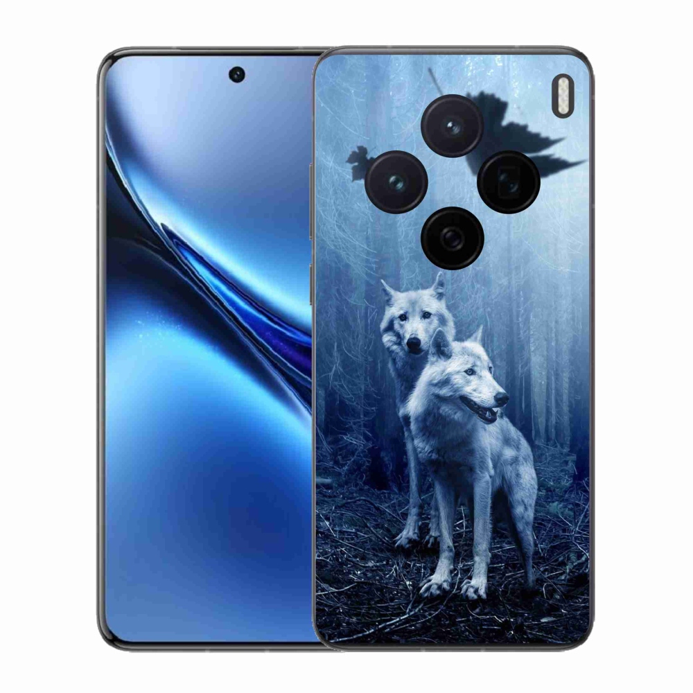 Gelový kryt mmCase na Vivo X200 5G - vlci v lese