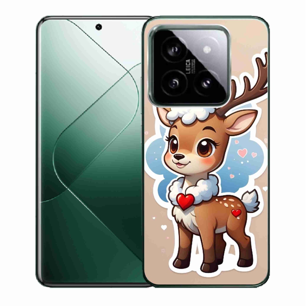 Gelový kryt mmCase na Xiaomi 14 - kreslený sob