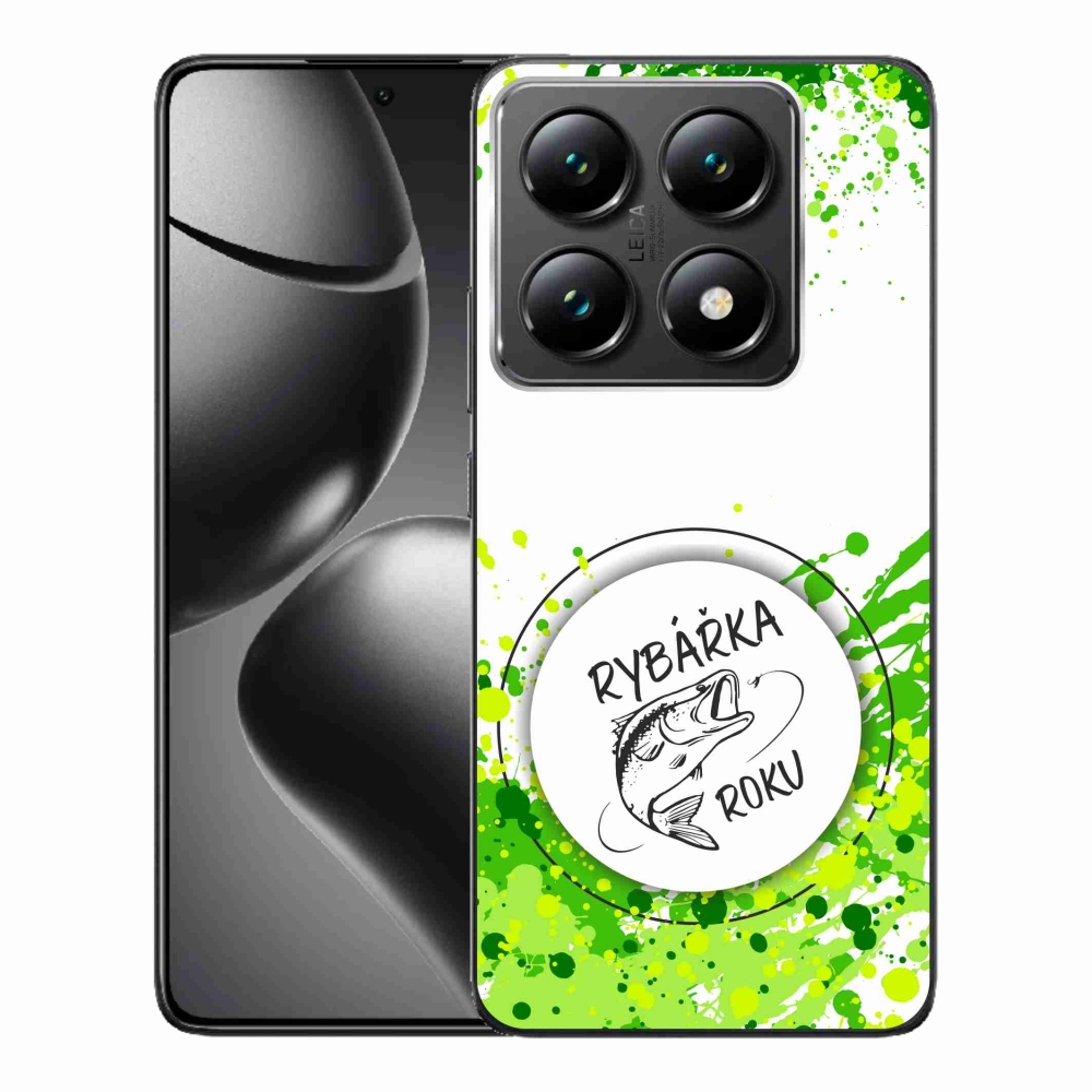 Gelový kryt mmCase na Xiaomi 14T Pro - rybářka roku bílé pozadí