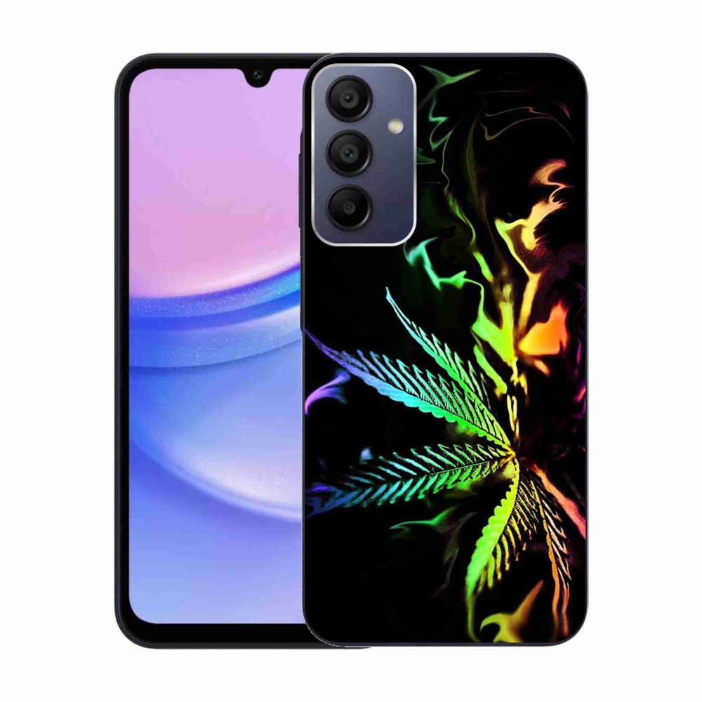 Gelový kryt mmCase na Samsung Galaxy A15 4G/5G - konopí 2