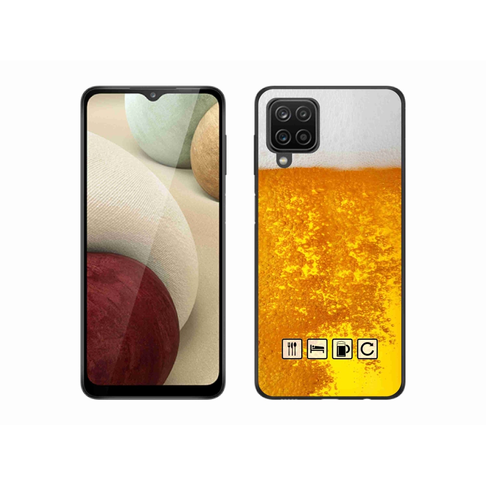 Gelový kryt mmCase na Samsung Galaxy M12 - pivní motiv 3