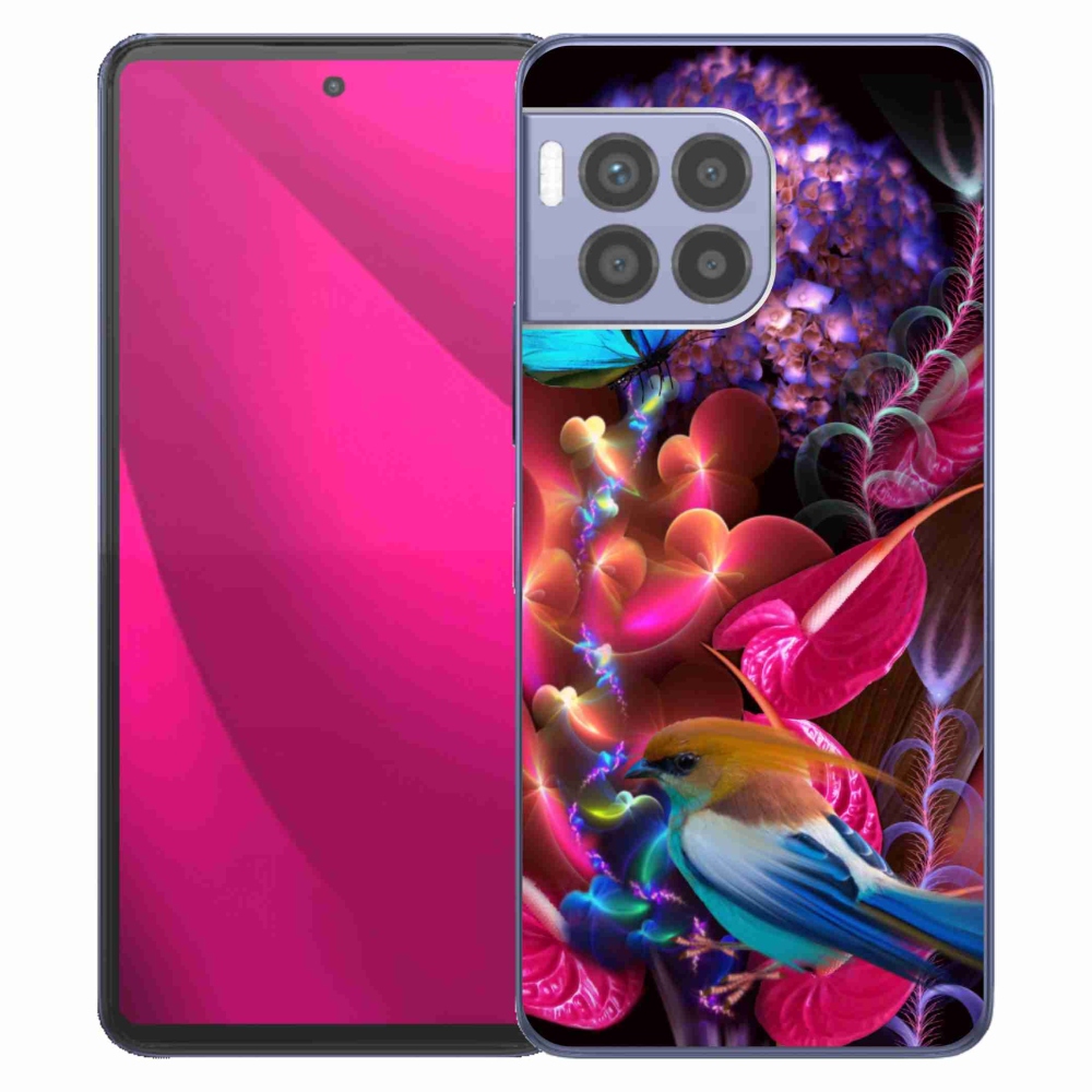Gelový kryt mmCase na T-Mobile T Phone 2 Pro - barevné květiny
