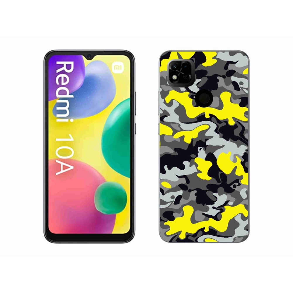 Gelový kryt mmCase na Xiaomi Redmi 10A - maskáčový vzor 6