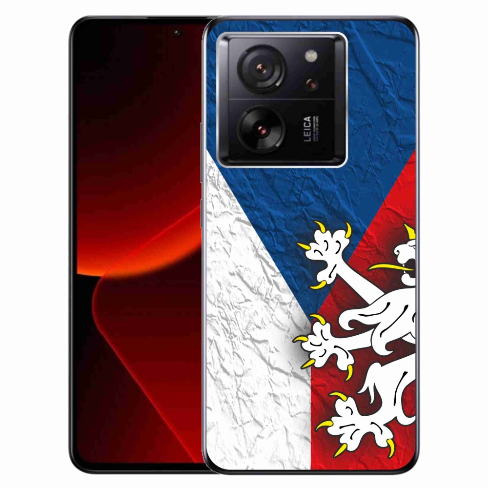 Gelový kryt mmCase na Xiaomi 13T/13T Pro - česká vlajka 1