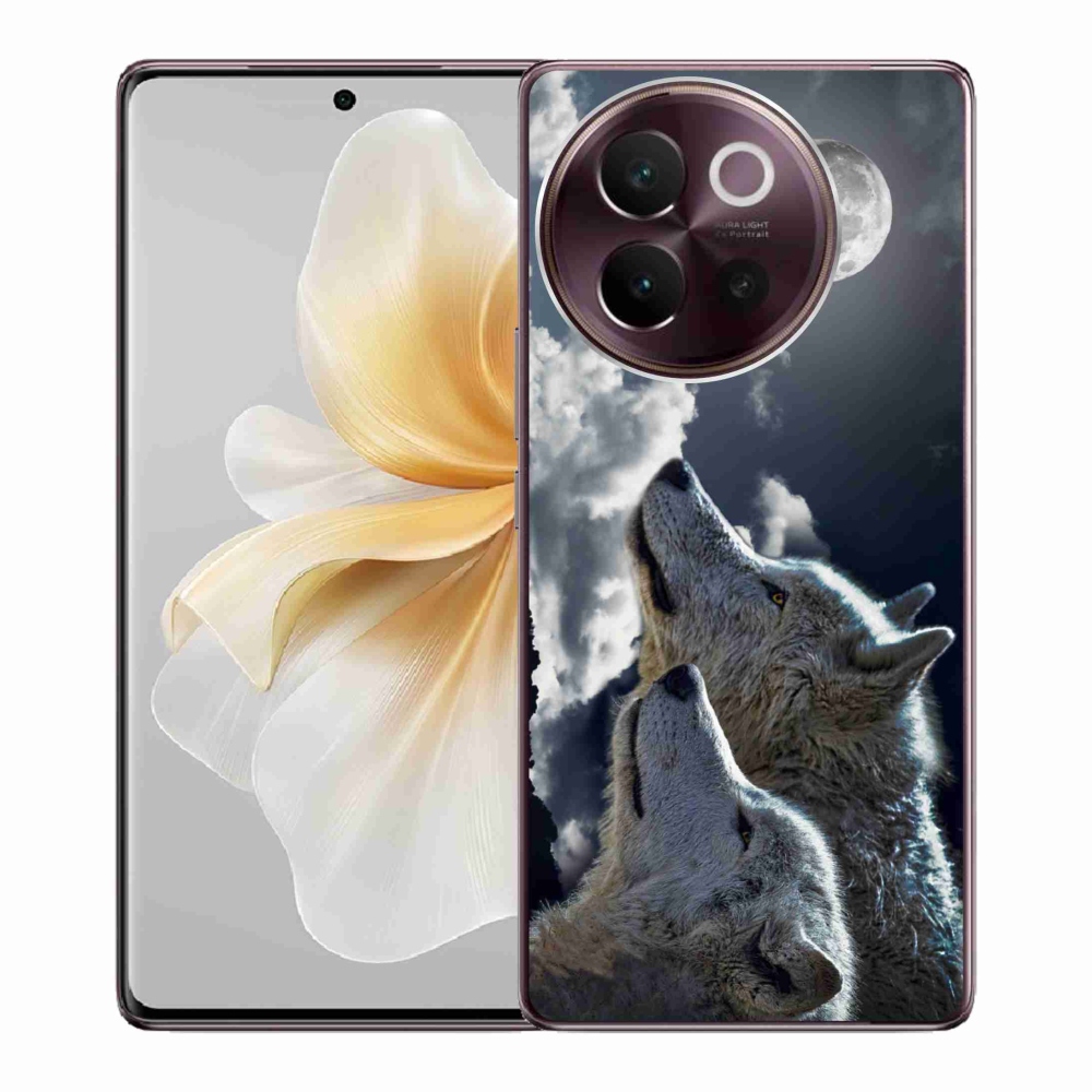 Gelový kryt mmCase na Vivo V40 Lite 5G - vlci