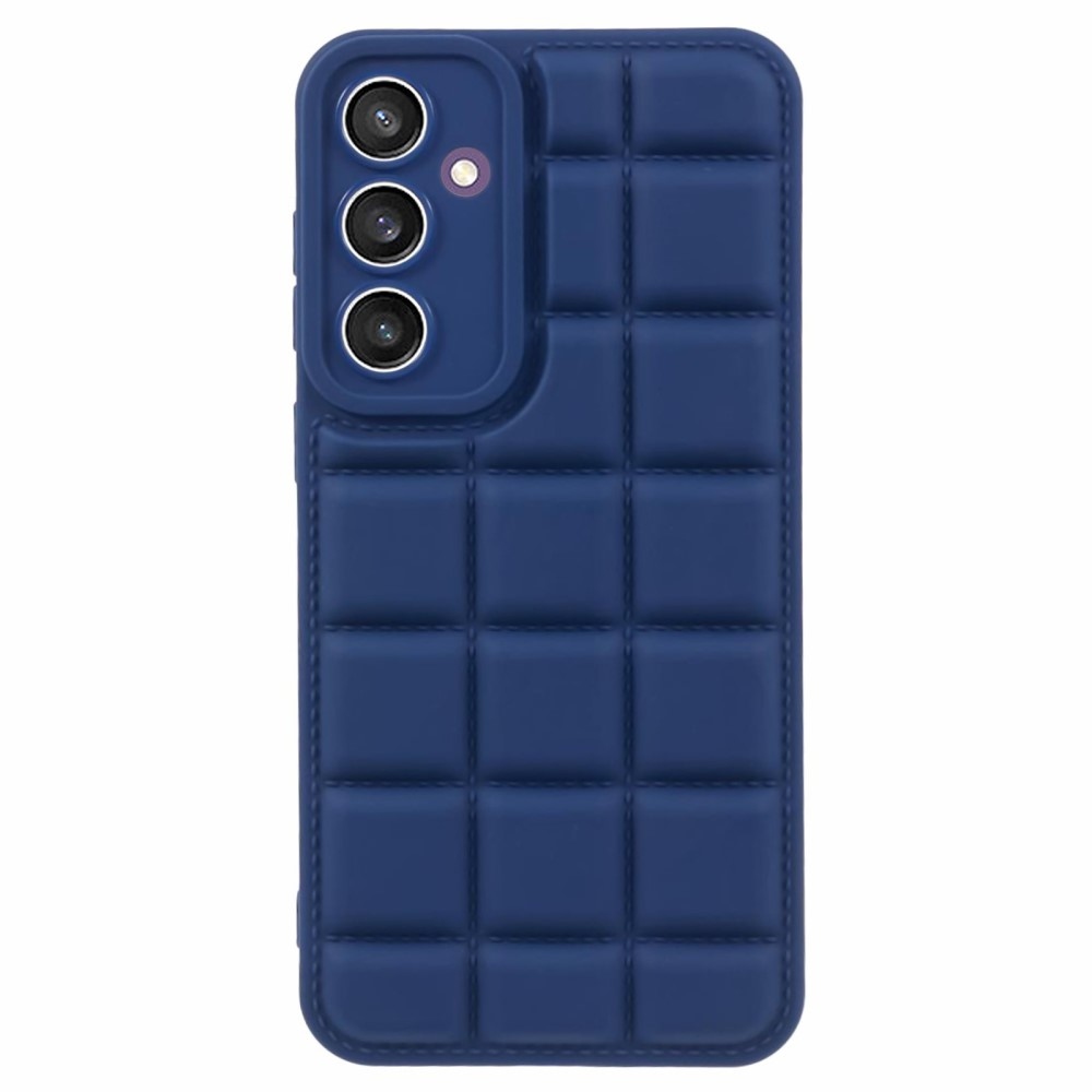 Grid odolný gelový obal na Samsung Galaxy S23 FE - modrý