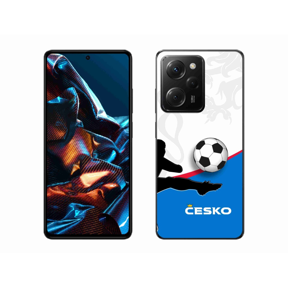 Gelový kryt mmCase na Xiaomi Poco X5 Pro 5G - fotbal Česko 3