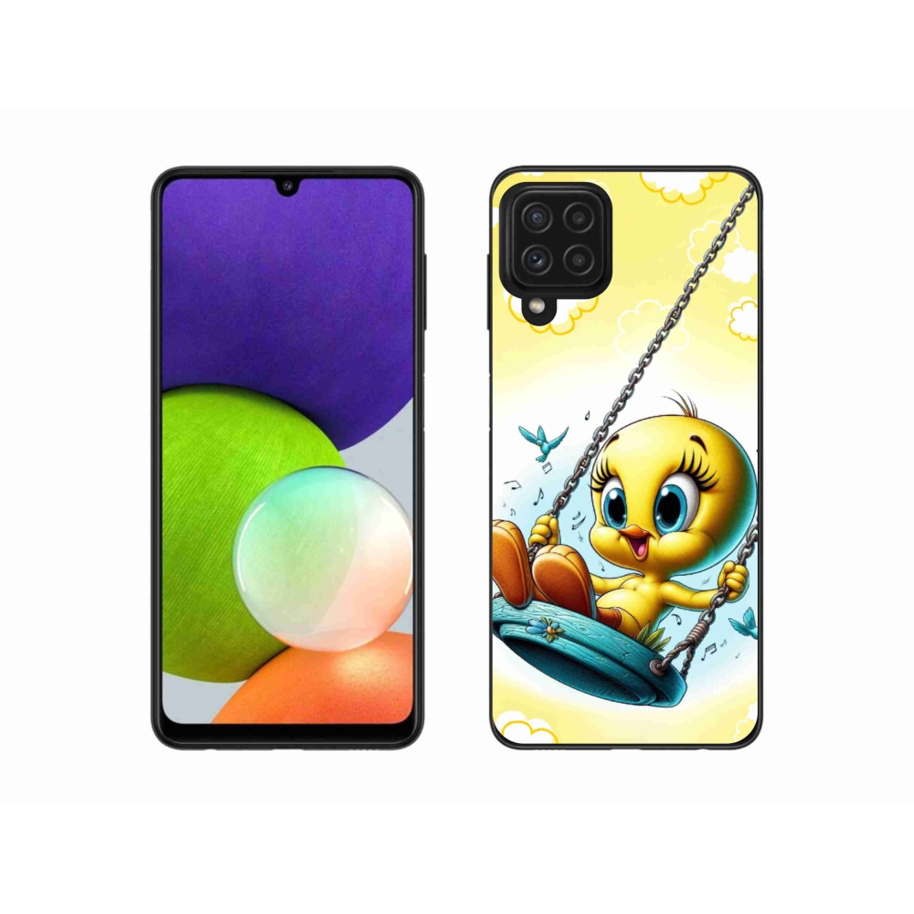 Gelový kryt mmCase na Samsung Galaxy A22 4G - tweety