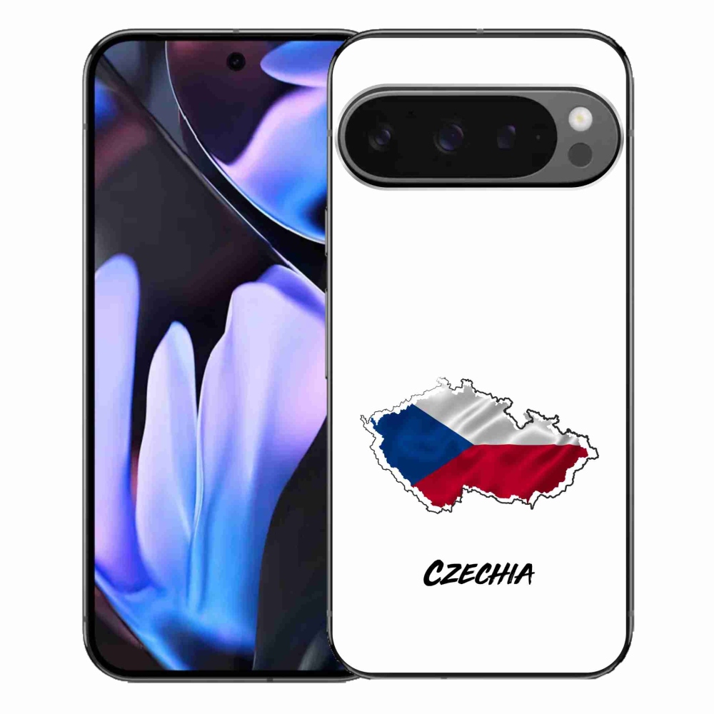 Gelový kryt mmCase na Google Pixel 9 Pro XL - Czechia bílé pozadí