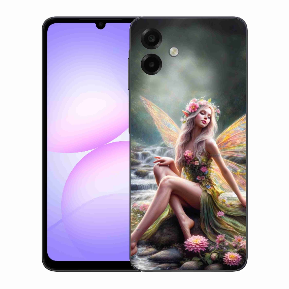 Gelový kryt mmCase na Samsung Galaxy A07 4G - motýlí žena 1