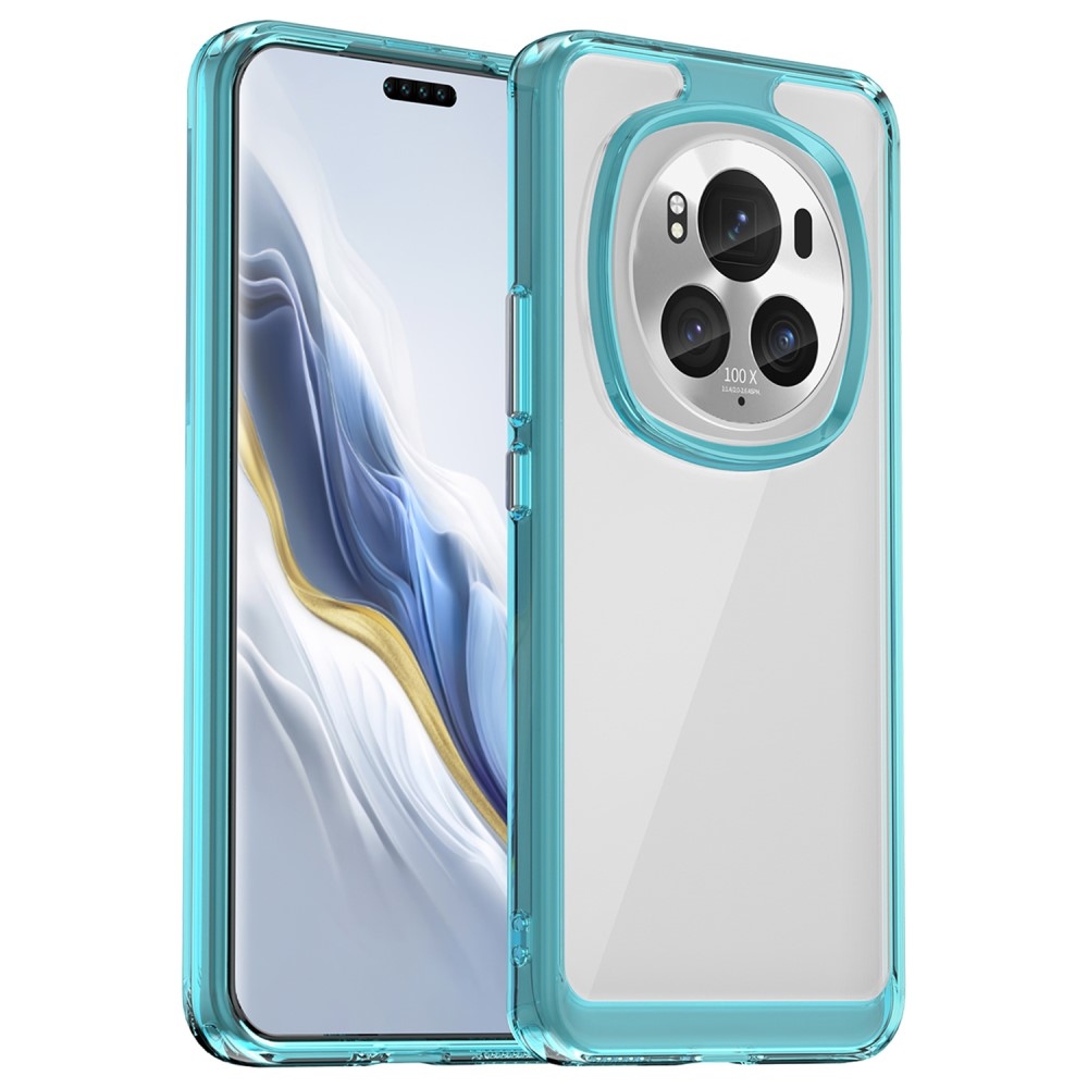 Gelový obal s pevnými zády na Honor Magic 6 Pro 5G - světlemodrý