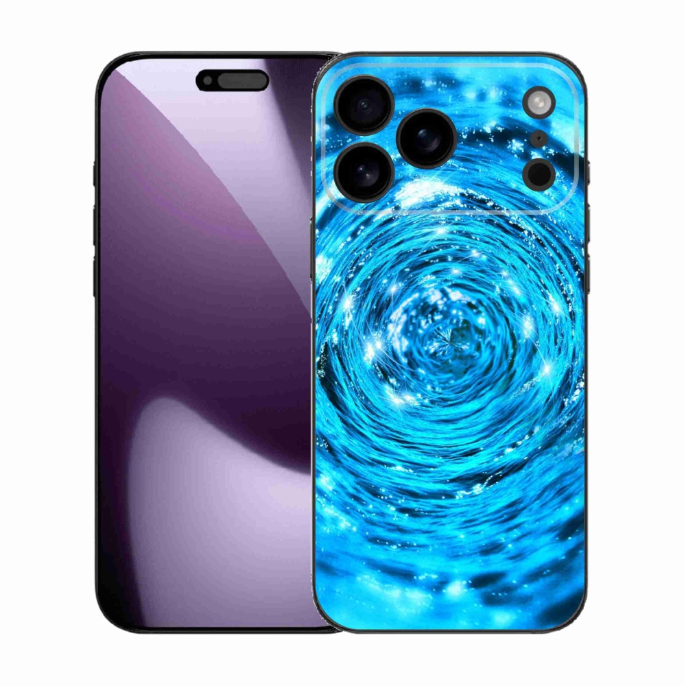 Gelový kryt mmCase na iPhone 17 Pro Max - vodní vír