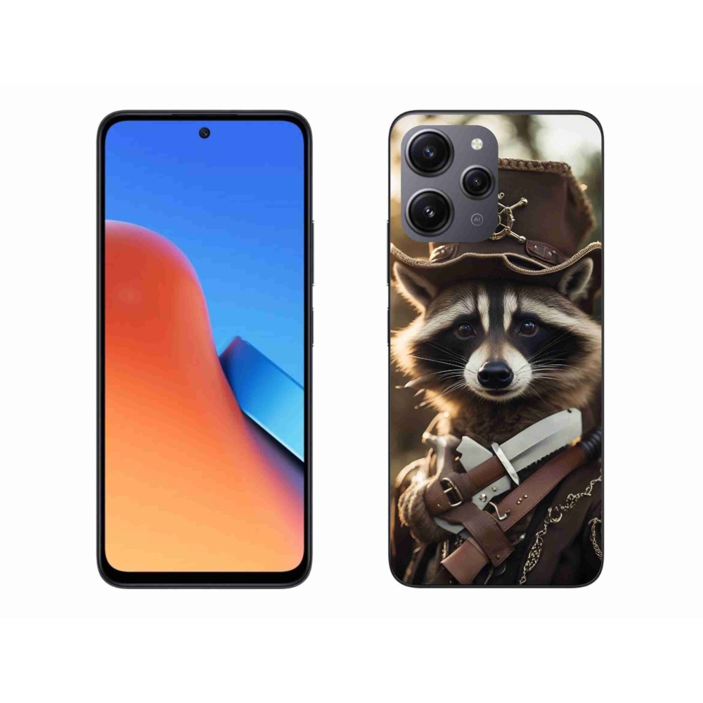 Gelový kryt mmCase na Xiaomi Redmi 12 - mýval v uniformě