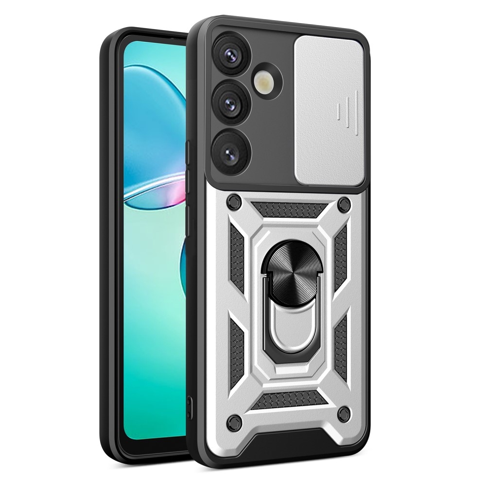 Slide odolný kryt na Samsung Galaxy S25+ - stříbrný