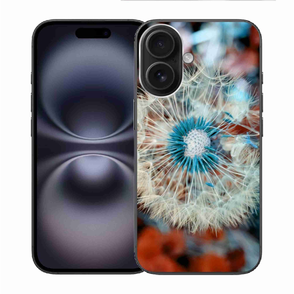 Gelový kryt mmCase na iPhone 16 - odkvetlá pampeliška 1