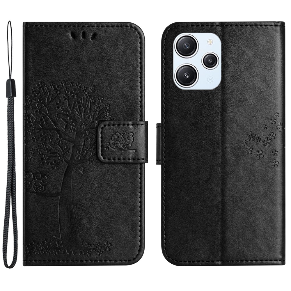 Tree knížkové pouzdro na Xiaomi Redmi 12 4G/5G - černé